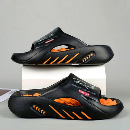 💥67% SPAREN 🦶Rutschfeste Cloud-Pantoletten für Herren mit dicker Sohle🌊Erfrischend und hautfreundlich