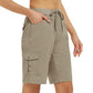 Cargo-Shorts 🩳 — Mit Seiten- & Cargotaschen: Viel Stauraum + Diebstahlschutz. UPF 50+ Sonnenschutz | Schnelltrocknender Stoff | Relaxed Fit mit Kordelzug | Ideal für Outdoor-Wanderungen 🏞️