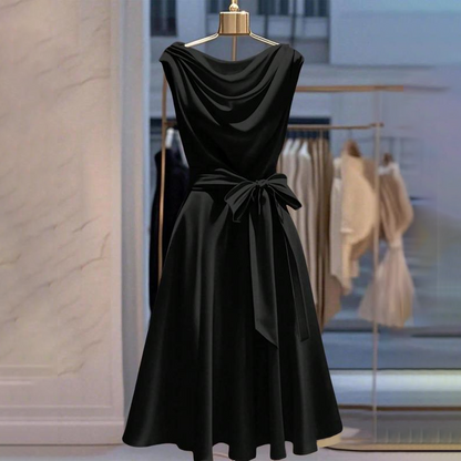 🎁Neu eingetroffen – 72 % Rabatt💥 Elegantes, ärmelloses Partykleid für Damen🌸Der elegante Schwan auf der Feier👠