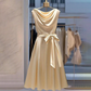 🎁Neu eingetroffen – 72 % Rabatt💥 Elegantes, ärmelloses Partykleid für Damen🌸Der elegante Schwan auf der Feier👠