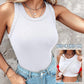 💥62% Rabatt 🎀Geripptes Tanktop mit integriertem BH für Frauen🌸ideal für Alltag, Freizeit und Sommer🌊