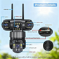 🔎 50% RABATT! 📷 6K 9MP 3-Linsen Outdoor-Kamera – 10x Zoom, 360° PTZ, Farb-Nachtsicht & IP66 wasserdicht – perfekt für Rundumschutz 🛡️