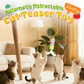 🐈 50% RABATT! 🎾 Automatisches einziehbares Katzenspielzeug – Bewegungsaktiviert, interaktiv & jagdfördernd – Ideal gegen Langeweile für Stubentiger zu Hause ✨