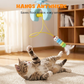 🐈 50% RABATT! 🎾 Automatisches einziehbares Katzenspielzeug – Bewegungsaktiviert, interaktiv & jagdfördernd – Ideal gegen Langeweile für Stubentiger zu Hause ✨