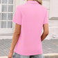 🔥Solange der Vorrat reicht 50% Rabatt!🎉Beilaufiges Damen-T-Shirt mit V-Ausschnitt und Kragen