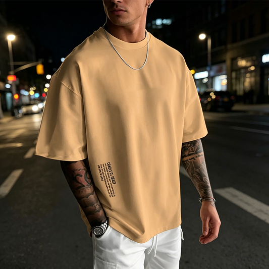 📢📢56 % Rabatt!! ⏰Herren Urban Style Loose Fit Kurzarm-Shirt