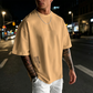 🎁Neuwaren 50% Rabatt💥Herren Urban Style Loose Fit T-Shirt – Premium Baumwollmix, Lässiger Oversize-Schnitt & Grafikdruck