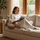 👗 50% RABATT! 🛍️ Damenset: Langes Oberteil & weite Hose – Fließender Stoff, bequemer Schnitt & perfekt für Büro, Freizeit oder besondere Anlässe – stilvoll und vielseitig ✨
