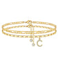 💎 Schmuck-Special: 1+1 gratis! ✨ Personalisierte Eleganz – Filigrane Gold-Fußkette für Ihren Sommer.