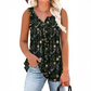 👕 LIMITIERTES ANGEBOT: 50% RABATT! ☀️ Ärmelloses Damen-Top – Mit Print, Knopfleiste & Leichtem Stoff ✨