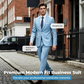 ✨👔60 % RABATT + KOSTENLOSER VERSAND 💼 Zweiteiliger Herrenanzug in moderner Passform – Atmungsaktiv, knitterfrei und professionell im Stil ✨