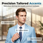 ✨👔60 % RABATT + KOSTENLOSER VERSAND 💼 Zweiteiliger Herrenanzug in moderner Passform – Atmungsaktiv, knitterfrei und professionell im Stil ✨
