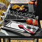 🍗 LIMITIERTES ANGEBOT 50% RABATT! ✨ Faltbarer Hähnchenschenkel-Grillhalter 🍗 Mit Auffangschale für BBQ & Ofen 🔥