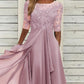 💖NEUHEIT – LIMITIERTES ANGEBOT💖 Elegantes Cocktailkleid mit Stickerei und fließendem Rock
