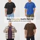 👕✝️ 50% RABATT! Vintage-T-Shirt für Herren mit Kreuz- und Buchstabenprint – Lässig, ausdrucksstark & mit persönlicher Note ✨