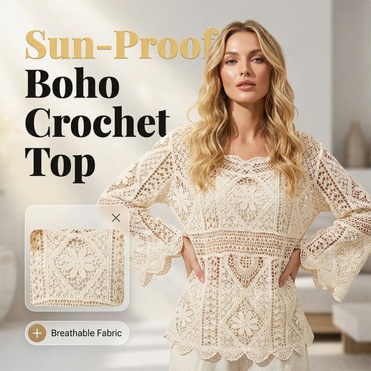 👒 FLASH-SALE: 50% RABATT! 🌼 Traumhafte Spitzenbluse im Boho-Vintage-Look – Atmungsaktiv & Figurschmeichelnd ✨