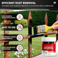 🔥🛡️ 50% RABATT! Rust Converter Metallic Paint – Entfernt Rost ohne Schleifen, kein Geruch, glänzende Oberfläche für Tore & Gartengeräte. 🔨✨