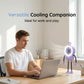 🍃HEISSER VERKAUF 50% RABATT🎁Flexibler Roboter-Tischventilator mit LED-Licht🤖