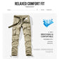 🧥 Taktische Cargohose für Herren | Mehrere Taschen 📦 Strapazierfähige Baumwollmischung 💪 Lockere, formgebende Kniepartie 🦵 Verstellbarer Bund und Beinabschlüsse 🎛️