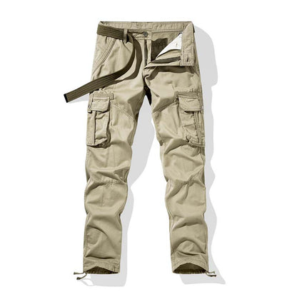 🧥 Taktische Cargohose für Herren | Mehrere Taschen 📦 Strapazierfähige Baumwollmischung 💪 Lockere, formgebende Kniepartie 🦵 Verstellbarer Bund und Beinabschlüsse 🎛️