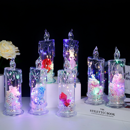 🌹 2 kaufen, 1 gratis! 🔥 LED-Lampe in Form einer Rose – Romantisch, energiesparend und perfekt als Stimmungslicht oder Geschenk ✨
