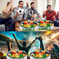 ⚽ 50% RABATT! 🍿 3-teiliges Snack-Set "Fußballstadion" – Ideale Portionsgröße, Perfekt Für Filmabende, Partys & Snacks Zwischen Durch 🏟️