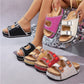👠Glitzer-Pantoletten für den Sommer: Ergonomisches Fußbett & Brillanter Glanz⭐