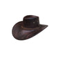🤠 NUR FÜR BEGRENZTE ZEIT 50% RABATT! ✨ Vintage-Cowboyhut mit breiter Krempe & Riemen – PU, Einheitsgröße, Verstellbar ☀️
