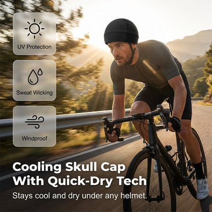 Atmungsaktive Sport-Skullcap für Radfahren & Laufen