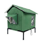 ⏰ NUR FÜR KURZE ZEIT: 50 % RABATT! 🐈 Wetterfestes erhöhtes Katzenhaus für den Außenbereich – aus wasserdichtem Oxford-Gewebe, mit thermischer Aluminiumauskleidung und klappbarem Design 🌧️