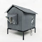 ⏰ NUR FÜR KURZE ZEIT: 50 % RABATT! 🐈 Wetterfestes erhöhtes Katzenhaus für den Außenbereich – aus wasserdichtem Oxford-Gewebe, mit thermischer Aluminiumauskleidung und klappbarem Design 🌧️