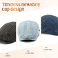Unisex Denim Newsboy Kappe