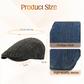 Unisex Denim Newsboy Kappe