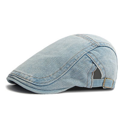 Unisex Denim Newsboy Kappe