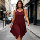 👗 LIMITED-TIME 50% RABATT! ✨ Ärmelloses Damenkleid – Asymmetrischer Saum, 7 Farben, A-Linie 🍂