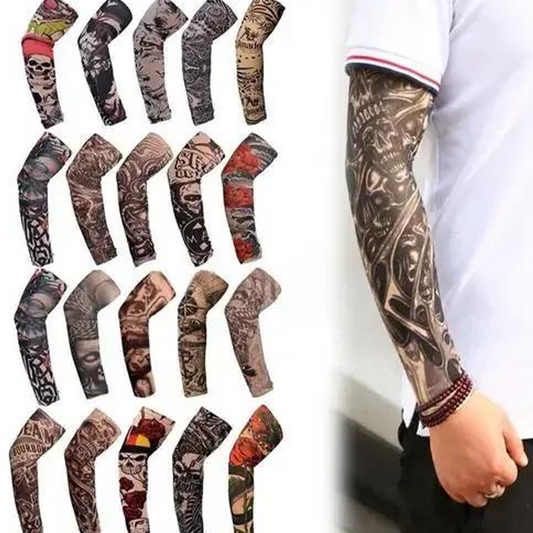 Realistische Tattoo-Armstulpen zum Sonnenschutz
