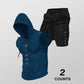 ⌛🏃‍♂️💪 NUR NOCH 1 WOCHE – 50% RABATT! Herren Sport-Set – Ärmelloses Hoodie & Shorts – Atmungsaktiv, schnelltrocknend & bequem ⏰