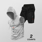 ⌛🏃‍♂️💪 NUR NOCH 1 WOCHE – 50% RABATT! Herren Sport-Set – Ärmelloses Hoodie & Shorts – Atmungsaktiv, schnelltrocknend & bequem ⏰