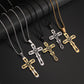 ✝️ 50% RABATT! ✨ Verzierte Vintage-Kreuzanhänger-Halskette – Detailreich, zeitlos & perfekt als bedeutungsvolles Geschenk oder Statement-Schmuck für jeden Tag 💛