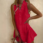 👗 50% RABATT! ✨ Damen Rüschenbesatz Mini-Kleid mit Knopfleiste – Feminin, luftig & vielseitig – Perfekt für Alltag, Strand oder besondere Anlässe – romantischer Look mit Leichtigkeit 🌸