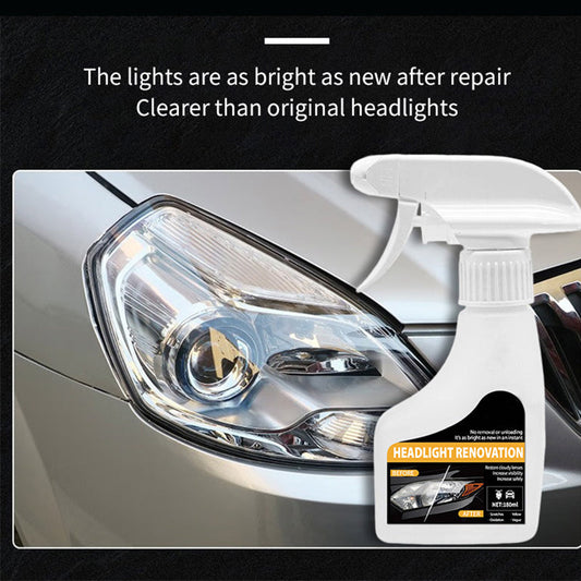 💡 50% RABATT!✨ Scheinwerfer-Restaurierungsspray – Entfernt Vergilbung & Trübung 🚗