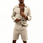 👔☀️ 50% RABATT! Herren-Leinenhemd & Shorts Set – Lässig, sommerlich & luftig – Ideal für warme Tage oder den Urlaub – bequem & stilvoll 🩳🌿✨