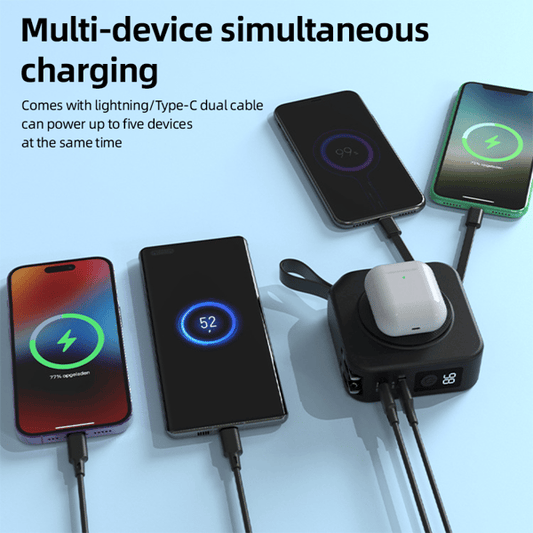 🔥2026 neues mobiles Drei-in-Eins-Netzteil, magnetische Powerbank