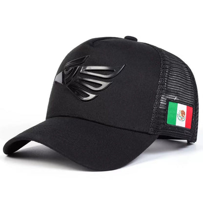 🧢 Unisex-Baseballkappe mit „Mexican Eagle“-Logo – Klassischer Look, verstellbare Passform & perfekt für den Alltag ⚡