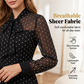 👗 LIMITED-TIME 50% RABATT! ✨ Midikleid mit Polka-Dots – Schleifenkragen, Elegant ✨