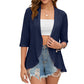 🧥 50% RABATT! ✨ Leichter Lochmuster-Cardigan – Atmungsaktiv, offen & ideal für laue Sommerabende – Perfekt als Überwurf zum Strandkleid oder über ein Top 🌊