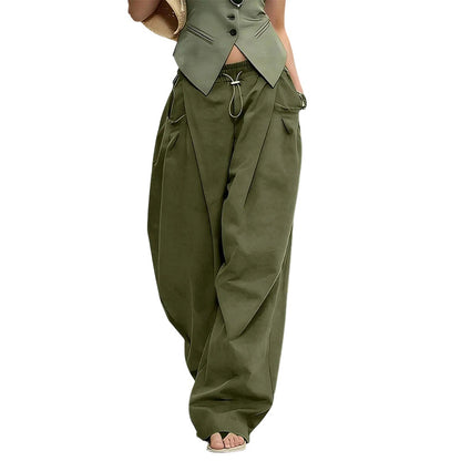 👖 JETZT 50 % RABATT! 🏆 Voluminöse Plissee-Lantern-Hose – fließend, elegant und mit weitem Bein – perfekt für einen schicken Sommerlook oder einen festlichen Anlass ✨