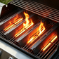 🍖 LIMITED-TIME 50% RABATT! ✨ Verstellbare Grill-Abdeckplatte – Emaillierter Stahl, Rostfrei, 11.75-21" 🔧