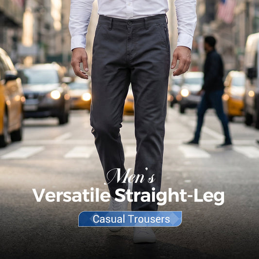 Vielseitige Freizeithose für Herren mit geradem Bein