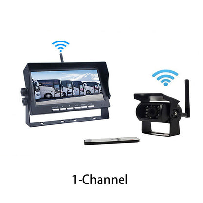 ⏳🔥LIMITED-TIME 55% OFF! ⏰7-Zoll Rückfahrkamera Set mit Monitor – Kabellos für LKW, Bus & Traktor 🚛 Klare Rückansicht